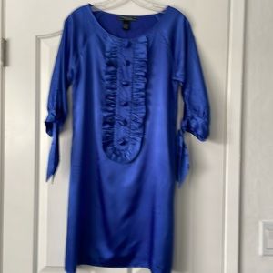 Vertigo Paris Blue Satin Dress Size S